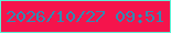 文字の大きさ：1、枠の色：5df1d7、背景の色：f5144c、文字の色：3289b2 無料ブログパーツのブログ時計