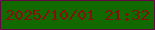 文字の大きさ：1、枠の色：5e0a41、背景の色：116900、文字の色：81100f 無料ブログパーツのブログ時計