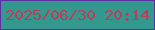 文字の大きさ：4、枠の色：5e2fa0、背景の色：33988e、文字の色：bd3c5a 無料ブログパーツのブログ時計