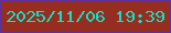 文字の大きさ：5、枠の色：5e319f、背景の色：952e20、文字の色：16dec3 無料ブログパーツのブログ時計