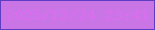 文字の大きさ：4、枠の色：5e3cc4、背景の色：ca75e5、文字の色：dd6df0 無料ブログパーツのブログ時計