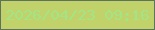 文字の大きさ：2、枠の色：5e735e、背景の色：c1d26b、文字の色：a2e586 無料ブログパーツのブログ時計