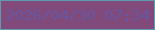 文字の大きさ：4、枠の色：5e9ab0、背景の色：824a7a、文字の色：6557a2 無料ブログパーツのブログ時計