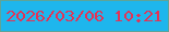 文字の大きさ：5、枠の色：5ea499、背景の色：1eb6ed、文字の色：e33355 無料ブログパーツのブログ時計