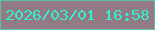 文字の大きさ：5、枠の色：5ec0ab、背景の色：937b85、文字の色：37efce 無料ブログパーツのブログ時計