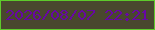 文字の大きさ：3、枠の色：5eca2b、背景の色：49472e、文字の色：6707a4 無料ブログパーツのブログ時計