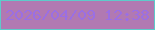 文字の大きさ：1、枠の色：5ecaca、背景の色：b179b2、文字の色：9b6fe3 無料ブログパーツのブログ時計
