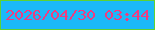 文字の大きさ：1、枠の色：5ed233、背景の色：1bb9f9、文字の色：ed3d81 無料ブログパーツのブログ時計