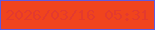 文字の大きさ：4、枠の色：5f5ade、背景の色：f0441d、文字の色：e43a2e 無料ブログパーツのブログ時計