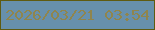文字の大きさ：1、枠の色：5f5b11、背景の色：6790ac、文字の色：8f854d 無料ブログパーツのブログ時計