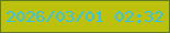 文字の大きさ：4、枠の色：5f7a22、背景の色：bcc10e、文字の色：39c1e8 無料ブログパーツのブログ時計