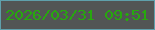 文字の大きさ：1、枠の色：5fa0ac、背景の色：525555、文字の色：27a80e 無料ブログパーツのブログ時計