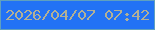 文字の大きさ：5、枠の色：5fa0bf、背景の色：2272f5、文字の色：b2b096 無料ブログパーツのブログ時計