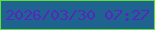 文字の大きさ：1、枠の色：5fe22f、背景の色：1f6490、文字の色：5626bf 無料ブログパーツのブログ時計