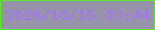 文字の大きさ：2、枠の色：5fe730、背景の色：9794a9、文字の色：a372f8 無料ブログパーツのブログ時計