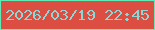 文字の大きさ：2、枠の色：5febb5、背景の色：db4e41、文字の色：8cd7d6 無料ブログパーツのブログ時計