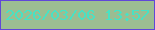 文字の大きさ：2、枠の色：6047d8、背景の色：9cbd92、文字の色：48e2c4 無料ブログパーツのブログ時計