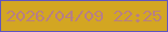 文字の大きさ：1、枠の色：6054c1、背景の色：d3a622、文字の色：b77f85 無料ブログパーツのブログ時計