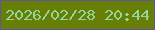 文字の大きさ：4、枠の色：60569c、背景の色：687f07、文字の色：92d797 無料ブログパーツのブログ時計