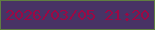 文字の大きさ：5、枠の色：607e41、背景の色：483365、文字の色：9c0844 無料ブログパーツのブログ時計
