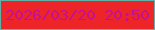 文字の大きさ：5、枠の色：60b2a7、背景の色：ee2528、文字の色：c41191 無料ブログパーツのブログ時計
