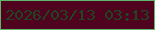 文字の大きさ：5、枠の色：60b56c、背景の色：4f031f、文字の色：1f4523 無料ブログパーツのブログ時計