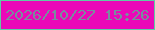 文字の大きさ：3、枠の色：60cca4、背景の色：eb08b8、文字の色：788e9e 無料ブログパーツのブログ時計