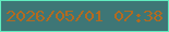 文字の大きさ：3、枠の色：60ecbf、背景の色：3e7676、文字の色：b36a20 無料ブログパーツのブログ時計