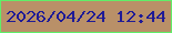文字の大きさ：2、枠の色：60ee68、背景の色：b99068、文字の色：1f1b96 無料ブログパーツのブログ時計