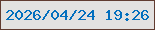 文字の大きさ：5、枠の色：613b30、背景の色：e3e1e0、文字の色：046fbe 無料ブログパーツのブログ時計
