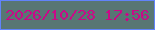 文字の大きさ：5、枠の色：6183fb、背景の色：587674、文字の色：c90988 無料ブログパーツのブログ時計