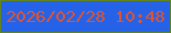 文字の大きさ：4、枠の色：61841d、背景の色：2662e7、文字の色：e3542a 無料ブログパーツのブログ時計