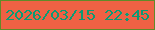 文字の大きさ：1、枠の色：618a28、背景の色：ef6144、文字の色：0a9b75 無料ブログパーツのブログ時計