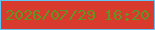 文字の大きさ：4、枠の色：61c5f9、背景の色：d83b2d、文字の色：629421 無料ブログパーツのブログ時計