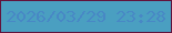 文字の大きさ：5、枠の色：62133c、背景の色：4a9fc1、文字の色：4888c5 無料ブログパーツのブログ時計
