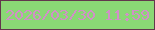 文字の大きさ：5、枠の色：62374c、背景の色：8ad875、文字の色：d190c7 無料ブログパーツのブログ時計