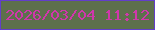 文字の大きさ：4、枠の色：623eca、背景の色：5d704c、文字の色：d037ab 無料ブログパーツのブログ時計