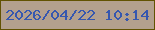 文字の大きさ：3、枠の色：625202、背景の色：b3a08e、文字の色：3657af 無料ブログパーツのブログ時計