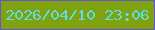 文字の大きさ：1、枠の色：6254d7、背景の色：7fa20e、文字の色：5ddde8 無料ブログパーツのブログ時計