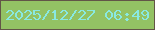 文字の大きさ：5、枠の色：625547、背景の色：93c264、文字の色：89e9e2 無料ブログパーツのブログ時計