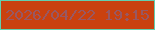文字の大きさ：2、枠の色：62cfaf、背景の色：c9410f、文字の色：985863 無料ブログパーツのブログ時計