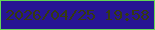 文字の大きさ：2、枠の色：62d856、背景の色：271593、文字の色：363a10 無料ブログパーツのブログ時計