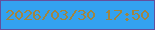 文字の大きさ：3、枠の色：634f9d、背景の色：33a2f0、文字の色：a0853f 無料ブログパーツのブログ時計