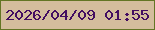 文字の大きさ：5、枠の色：637524、背景の色：d4bd9d、文字の色：430d61 無料ブログパーツのブログ時計