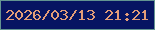 文字の大きさ：4、枠の色：639491、背景の色：071462、文字の色：e49d78 無料ブログパーツのブログ時計