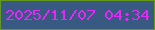 文字の大きさ：2、枠の色：639917、背景の色：385982、文字の色：e727f8 無料ブログパーツのブログ時計