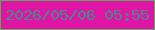 文字の大きさ：2、枠の色：63a65e、背景の色：de15a5、文字の色：4b8889 無料ブログパーツのブログ時計