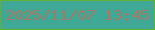 文字の大きさ：5、枠の色：63b130、背景の色：3fa897、文字の色：a47b62 無料ブログパーツのブログ時計