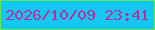 文字の大きさ：3、枠の色：63e55a、背景の色：11c8f2、文字の色：b92f9f 無料ブログパーツのブログ時計