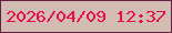 文字の大きさ：5、枠の色：642045、背景の色：d3bcb2、文字の色：e70f4b 無料ブログパーツのブログ時計